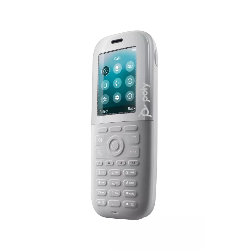 HP Poly Rove 40 DECT-telefonitoru, valge, TFT, ENERGY STAR, 300 h, 18 h, -10 - 55 °C