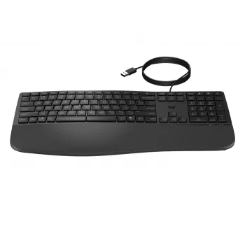 HP 480 Comfort juhtmega klaviatuur täissuuruses USB must 1,5 m