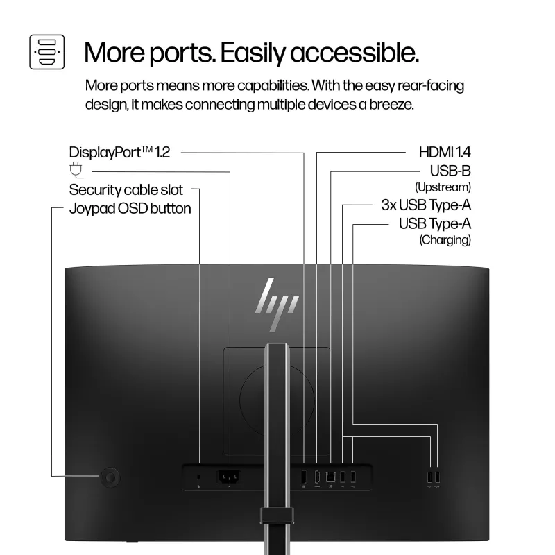 HP Series 5 Pro 24-tolline WUXGA monitor - 524pn, 61 cm (24 tolli), WUXGA, LCD, 5 ms, must