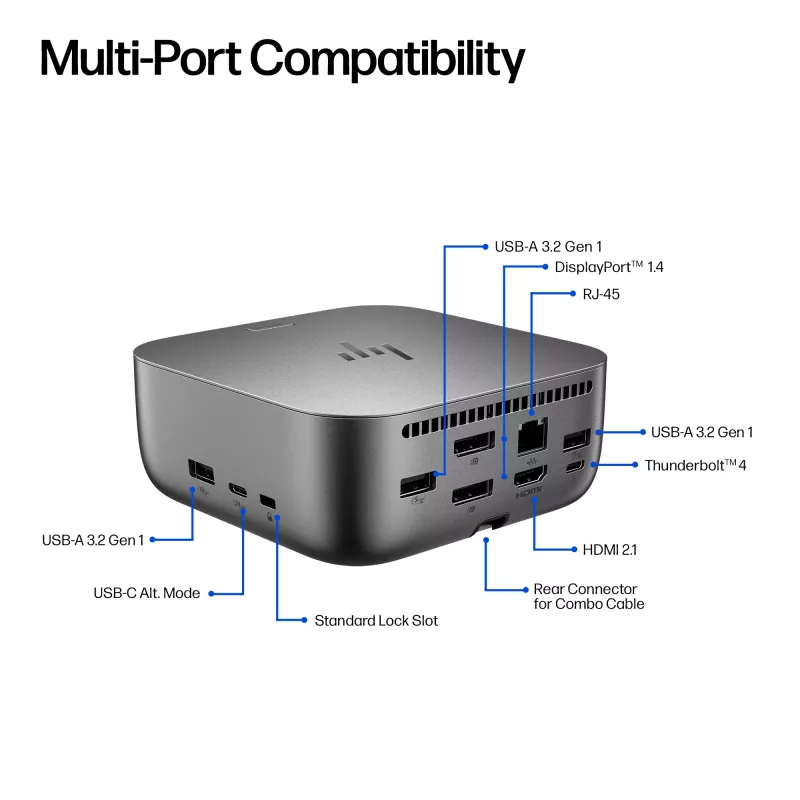 HP Thunderbolt 4 100W G6 dokk