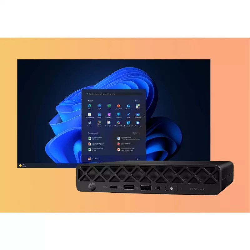 Arvuti HP ProDesk 4 G1i AI Mini Core Ultra 5 225T RAM 16GB SSD 512GB Intel Graphics OS Win 11 Pro