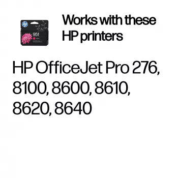 HP 951 magenta originaal tindikassett, magenta, 1 tk, 535 lehekülge