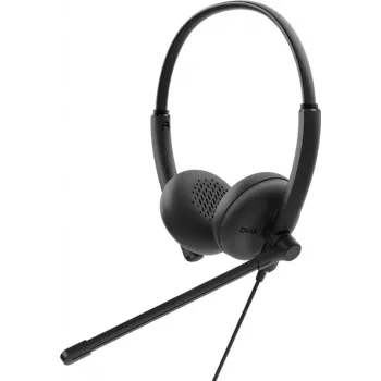 DELL WH125 peakomplekt Juhtmega ühendatud Peapael Kontor/kõnekeskus USB tüüp-A Must