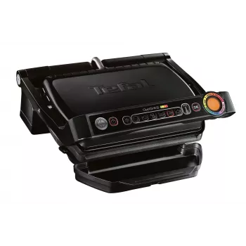 Kontaktgrill Tefal GC7148 — 2000W, roostevabast terasest korpus, ristkülikukujuline, reguleeritav termostaat, rest-pealispind, 365×365×175 mm