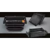 Kontaktgrill Tefal GC7148 — 2000W, roostevabast terasest korpus, ristkülikukujuline, reguleeritav termostaat, rest-pealispind, 365×365×175 mm