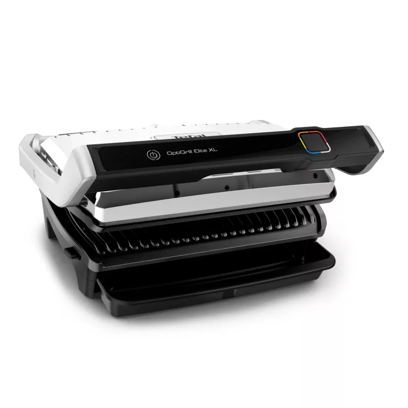 Kontaktgrill Tefal OptiGrill Elite XL GC760D — roostevaba teras, 800 cm² pind, 2200 W