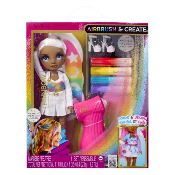 Rainbow High Air Brush & Create Fashion Dolls - hall Eyes, moenukk, naine, 4 a, poiss/tüdruk, mitmevärviline