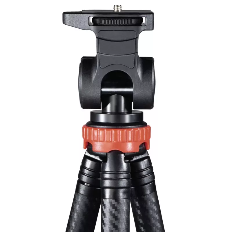 Hama Traveller Pro statiiv nutitelefonile/tegevuskaamerale 3 jalga Must, Punane