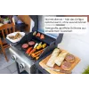 Unold 58595 Barbecue Grill-Wagen BUDDY Cart Electric Must, Roostevaba teras 2600 W