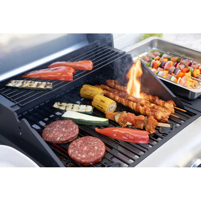 Unold 58595 Barbecue Grill-Wagen BUDDY Cart Electric Must, Roostevaba teras 2600 W