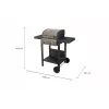 Unold 58595 Barbecue Grill-Wagen BUDDY Cart Electric Must, Roostevaba teras 2600 W