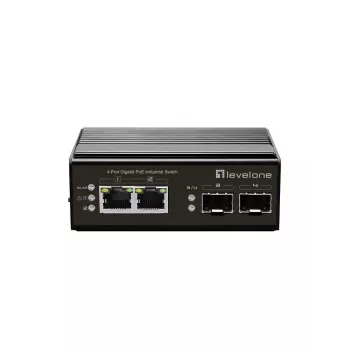 LevelOne IGP-0432 võrgulüliti mittehallatav Gigabit Ethernet (10/100/1000) Power over Ethernet (PoE) must