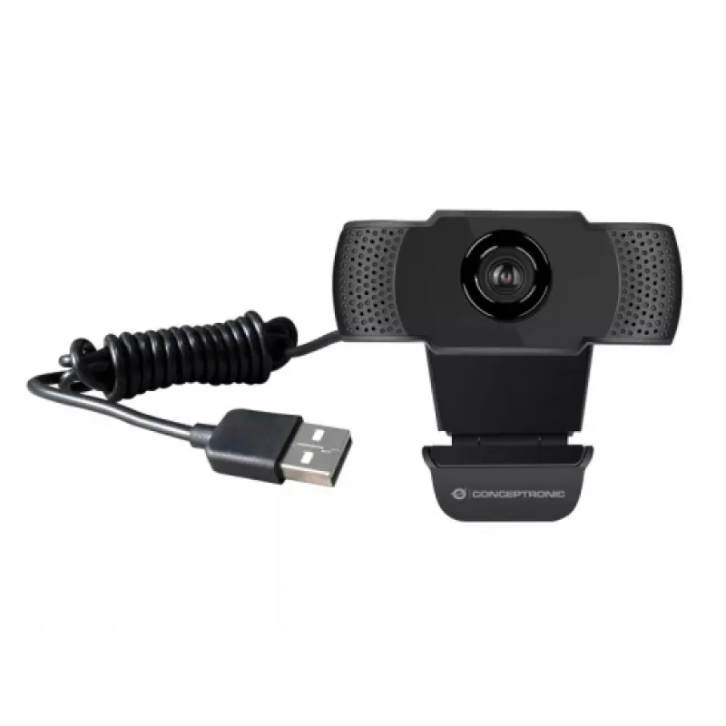 Conceptronic AMDIS 1080P Full HD veebikaamera mikrofoniga, 2 MP, 1920 x 1080 pikslit, Full HD, 30 kaadrit/s, 1280x720@30 kaadrit/s, 1920x1080@30 kaadrit/s, M-JPEG, YUV