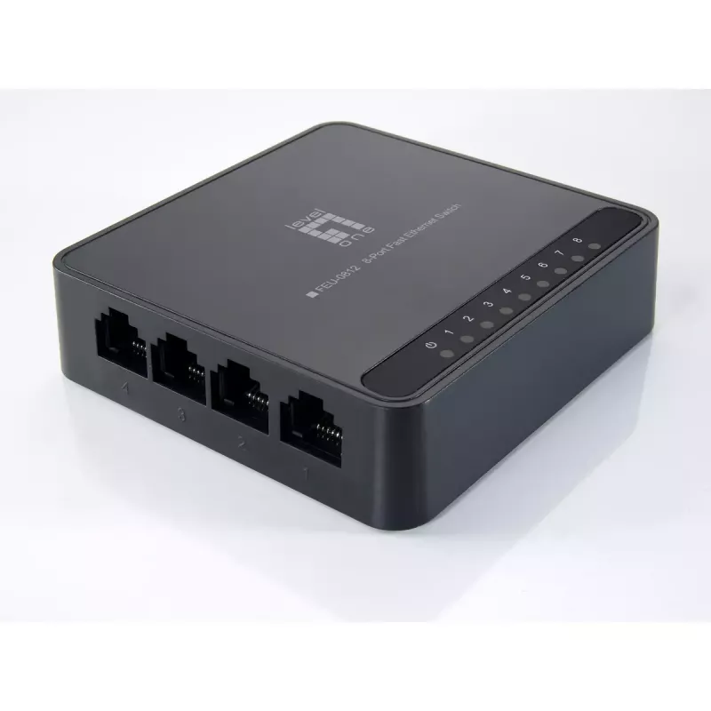 LevelOne FEU-0812 võrgukommutaator haldamata Fast Ethernet (10/100) must