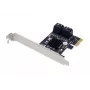 Conceptronic EMRICK 4-pordiline SATA PCIe adapter koos SATA-kaablitega