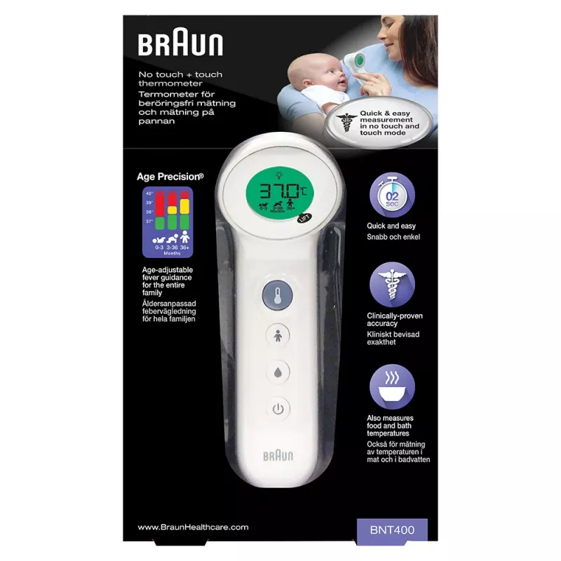 Braun BNT400 Kaugtuvastus Valge Otsmik