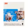 Respirator 3M 6000 seeria L, poolmask taaskasutatav respiraator, suurus L, hall