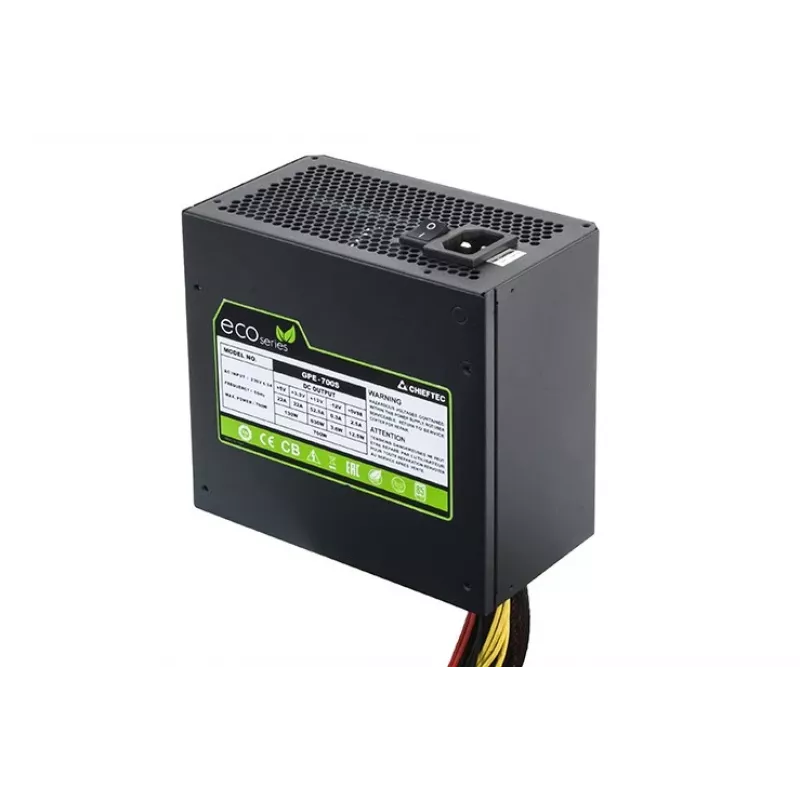 Toiteplokk Chieftec GPE-700S 700W, 24-pin ATX, PS/2, must