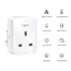 TP‑Link Tapo Mini P110M nutipistik — siseruumides kasutatav Wi‑Fi/Bluetooth nutipistikupesa, 16 A, 100–240 V, 3680 W, valge