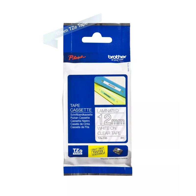 Lamineeritud lint 12mm Brother TZe135