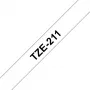 Sildistuslint Brother TZe-211 Must valgel