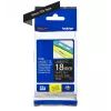 Lamineeritud lint Brother TZe345 18mm Valge mustal
