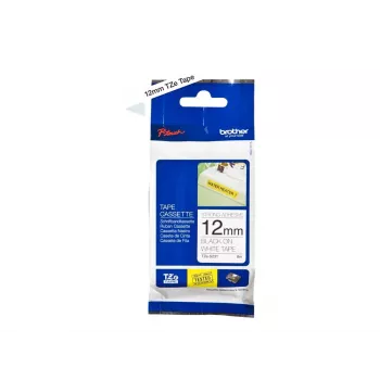 Kleebislint Brother TZeS231 must valgel 1,2 cm 8 m