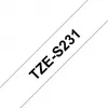 Kleebislint Brother TZeS231 must valgel 1,2 cm 8 m