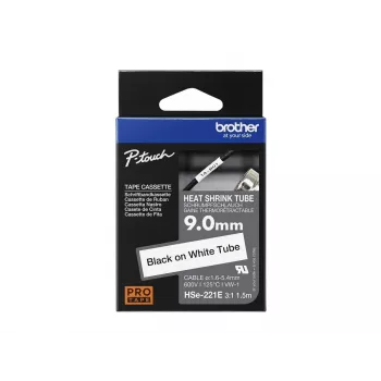 Kahanev toru Brother HSE-221E must-valge 150 cm