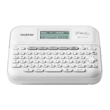 Sildiprinter Brother PT-D410 kaasaskantav mono termiline, valge, lint kuni 12 mm
