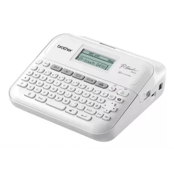 Sildiprinter Brother PT-D410 kaasaskantav mono termiline, valge, lint kuni 12 mm