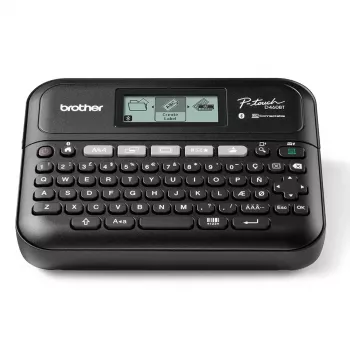 Sildiprinter Brother PT-D460BTVP termosiirde 180×180 DPI 30 mm/s juhtmega ja Bluetooth QWERTY TZe lint