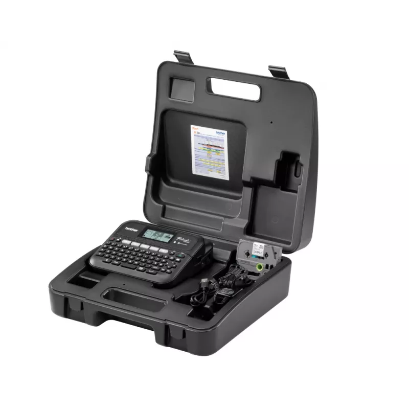 Sildiprinter Brother PT-D460BTVP termosiirde 180×180 DPI 30 mm/s juhtmega ja Bluetooth QWERTY TZe lint