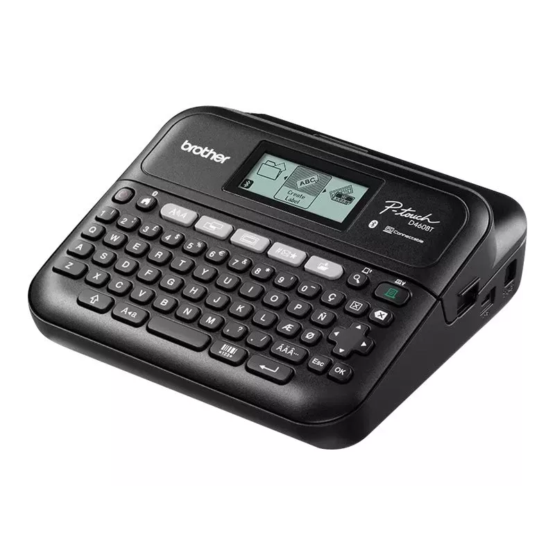 Sildiprinter Brother PT-D460BTVP termosiirde 180×180 DPI 30 mm/s juhtmega ja Bluetooth QWERTY TZe lint
