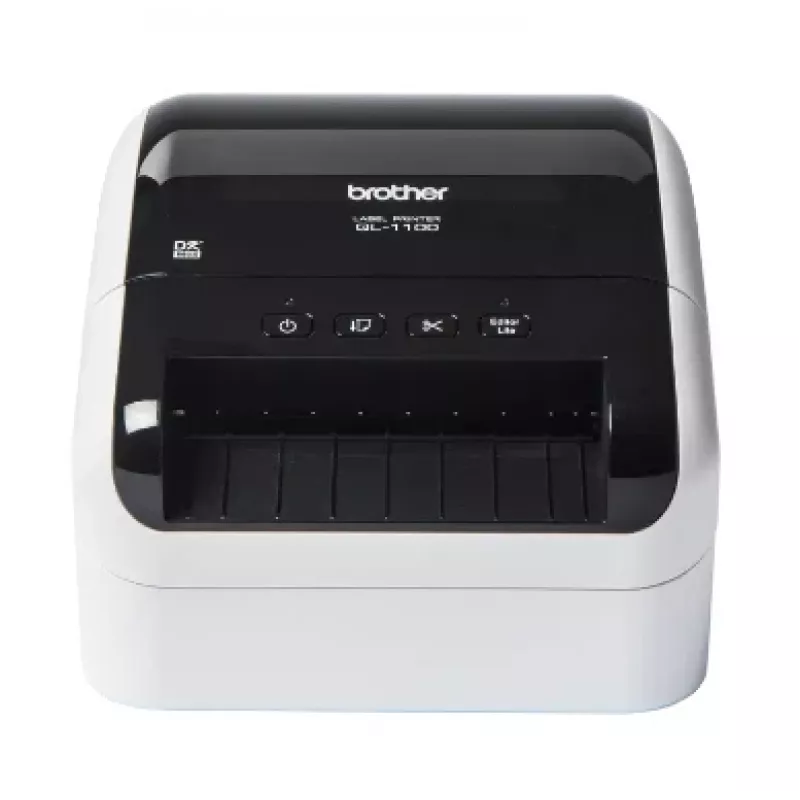 Brother QL-1110NWB, DK, otsesoojendusega, 300 x 300 DPI, 110 mm/s, juhtmega ja juhtmevaba, must, valge