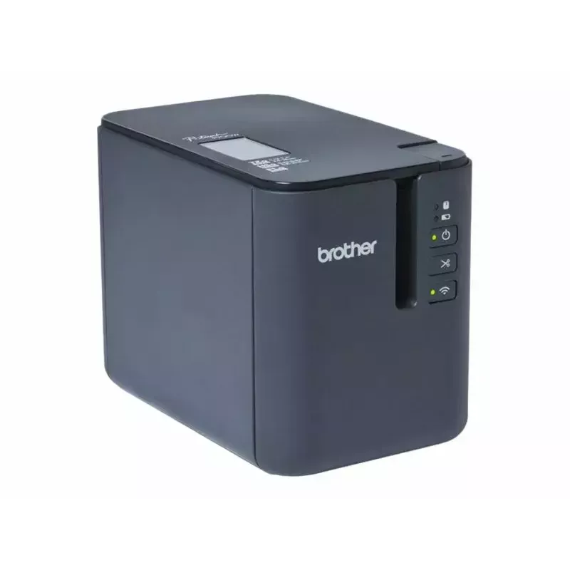 Termoetikettide printer Brother PT‑P900Wc Wi‑Fi — kõrge eraldusvõimega tööstuslik etikettide trükkimine, toetab stantsitud ja pidevaid linte