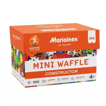 Mänguklotsikomplekt Marioinex Mini Waffle Konstruktor 500, 500 tk, masinpestav, mitmevärviline