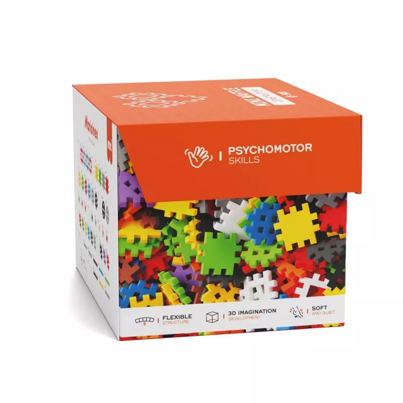 Mänguklotsikomplekt Marioinex Mini Waffle Konstruktor 500, 500 tk, masinpestav, mitmevärviline