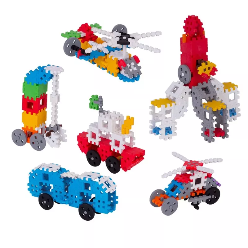 Mänguklotsikomplekt Marioinex Mini Waffle Konstruktor 500, 500 tk, masinpestav, mitmevärviline