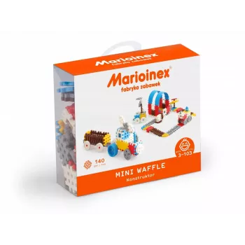 Ehitusklotside komplekt Marioinex 902820 — 140-osaline mini-vahvliklotside komplekt poistele