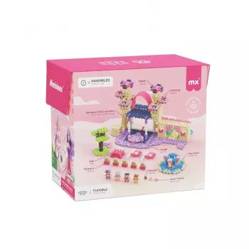 Ehituskomplekt Marioinex Waffle Mini Blocks printsess — 280 tükki, mitmevärviline, karp, vanus 6+