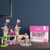 Ehituskomplekt Marioinex Waffle Mini Blocks printsess — 280 tükki, mitmevärviline, karp, vanus 6+