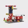 Mängukonstruktor Marioinex Waffle Blocks Tuletõrjedepoo 280 tk, mudel 906279