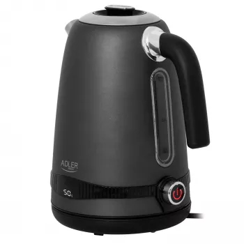 Adleri veekeetja | AD 1295g SS | elektriline | 2200 W | 1,7 l | roostevaba teras | 360° pöörlev alus | hall