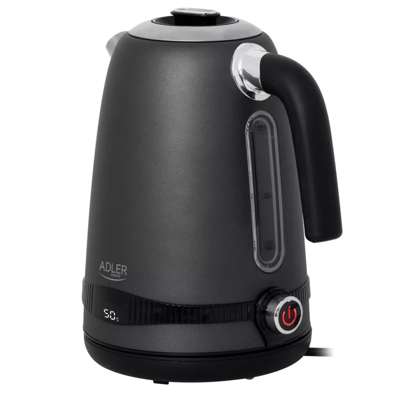 Adleri veekeetja | AD 1295g SS | elektriline | 2200 W | 1,7 l | roostevaba teras | 360° pöörlev alus | hall