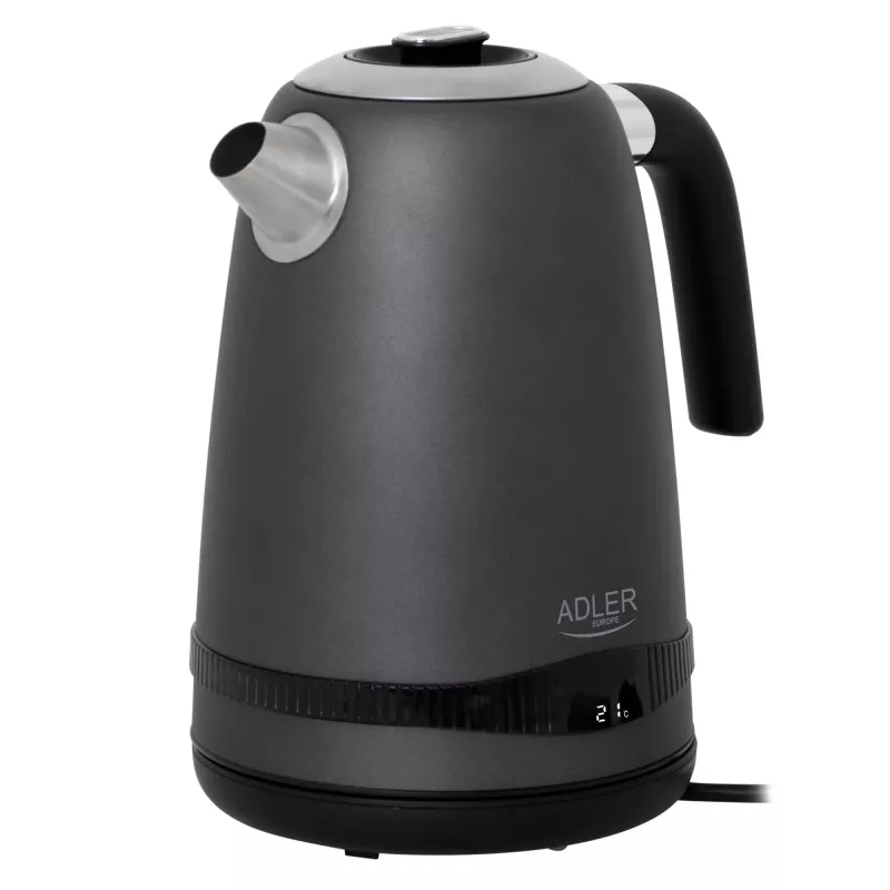 Adleri veekeetja | AD 1295g SS | elektriline | 2200 W | 1,7 l | roostevaba teras | 360° pöörlev alus | hall