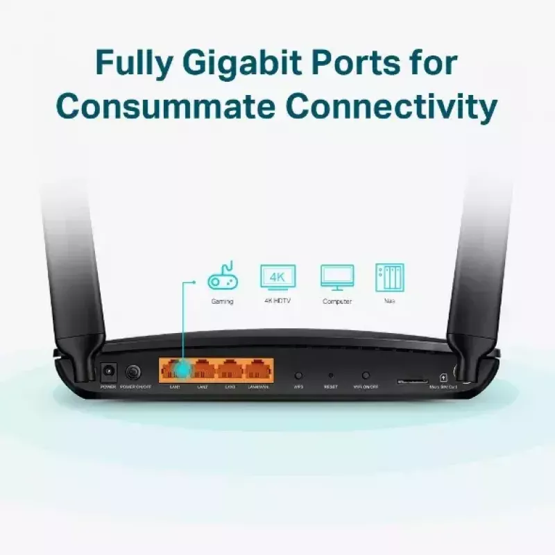 TP-LINK 4G+ LTE ruuter Archer MR600