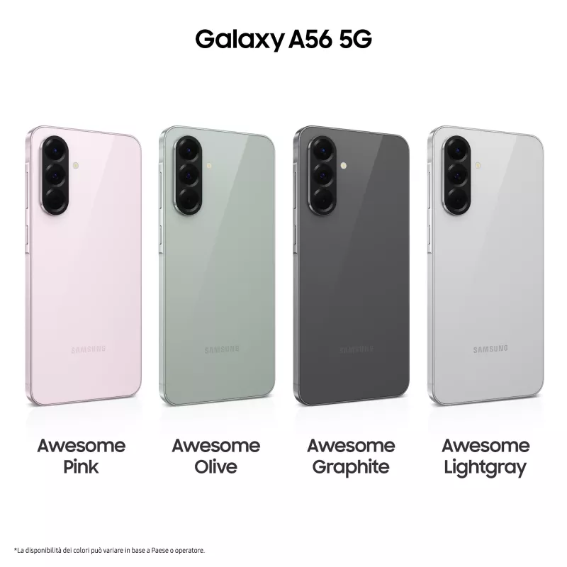 Samsung Galaxy A56 17 cm (6.7) Dual SIM Android 15 5G USB Type-C 8 GB 256 GB 5000 mAh Graphite