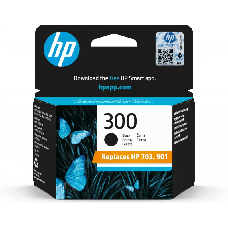 HP 300 tint must Vivera 4ml Deskjet D2560 F4280 kõik-ühes (ML)