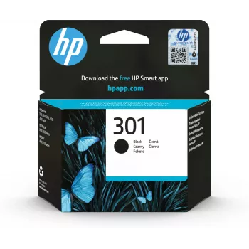 HP 301 originaal tindikassett must standardmahutavus 3ml